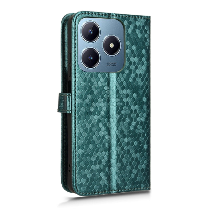 For Realme C61 / C63 Honeycomb Dot Texture Leather Phone Case