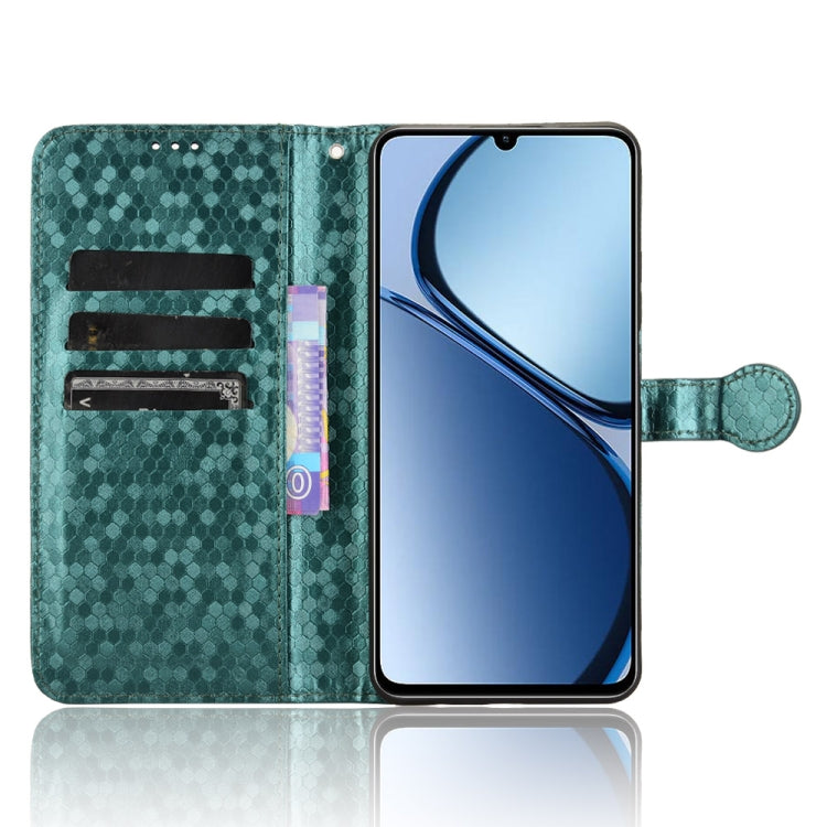For Realme C61 / C63 Honeycomb Dot Texture Leather Phone Case