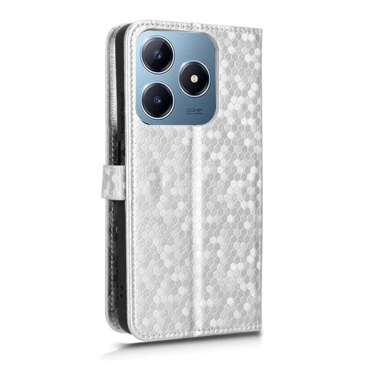 For Realme C61 / C63 Honeycomb Dot Texture Leather Phone Case