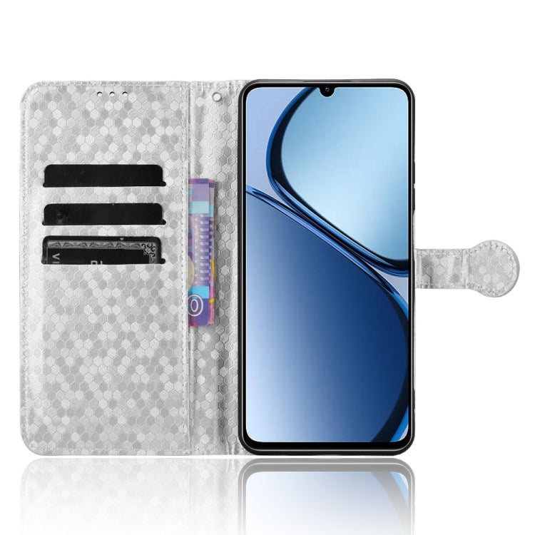 For Realme C61 / C63 Honeycomb Dot Texture Leather Phone Case