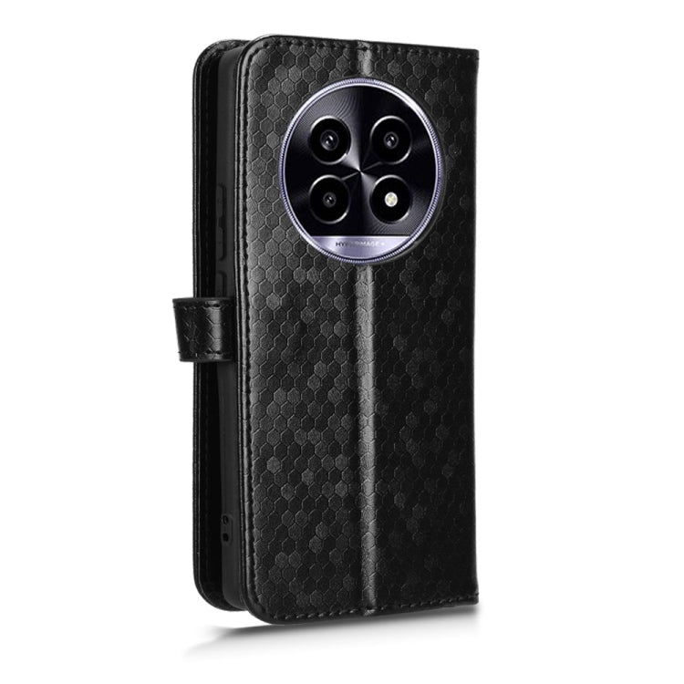 For Realme 13 Pro / 13 Pro+ Honeycomb Dot Texture Leather Phone Case