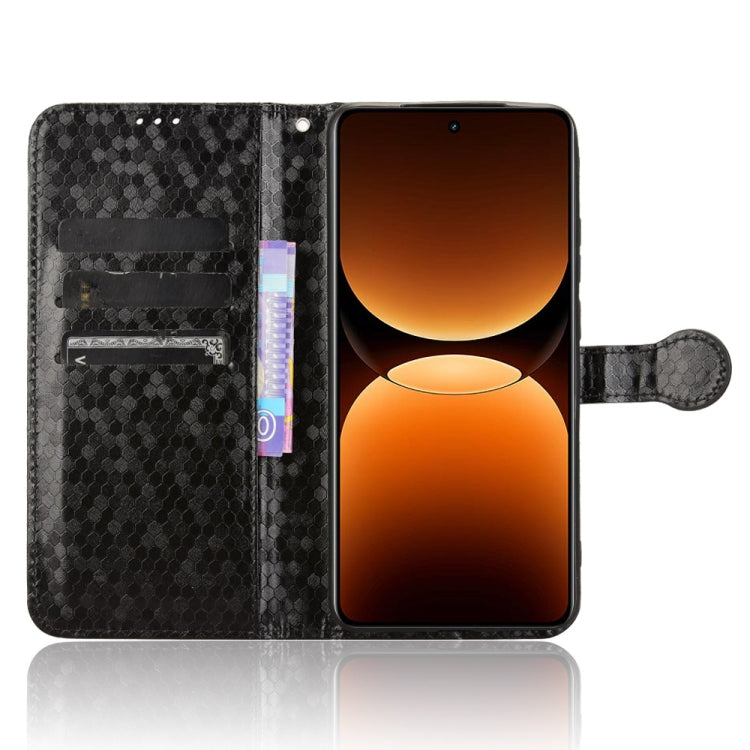 For Realme GT 7 Pro Honeycomb Dot Texture Leather Phone Case