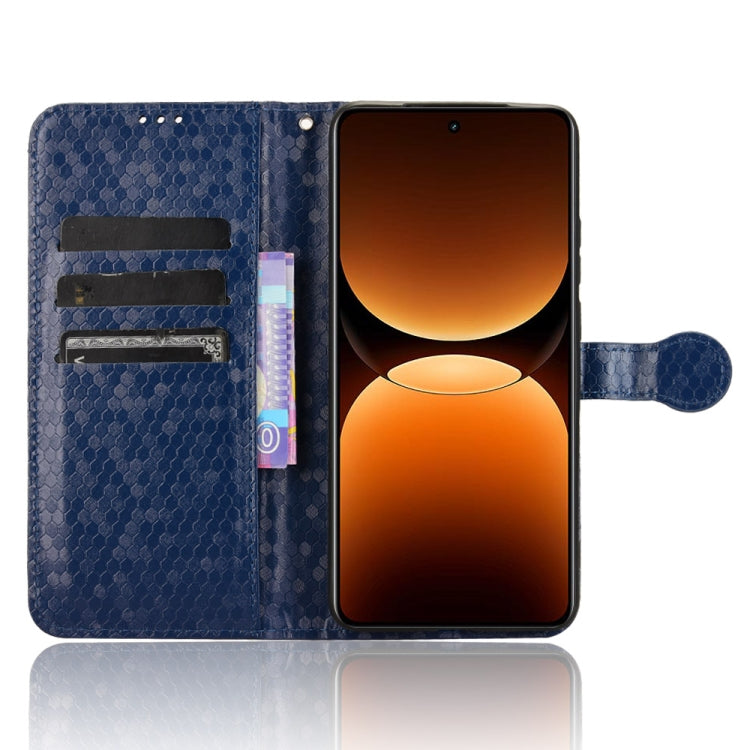 For Realme GT 7 Pro Honeycomb Dot Texture Leather Phone Case