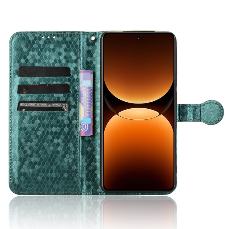 For Realme GT 7 Pro Honeycomb Dot Texture Leather Phone Case