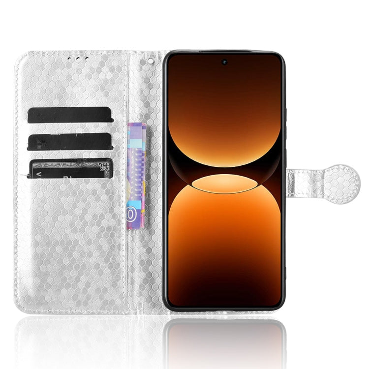 For Realme GT 7 Pro Honeycomb Dot Texture Leather Phone Case
