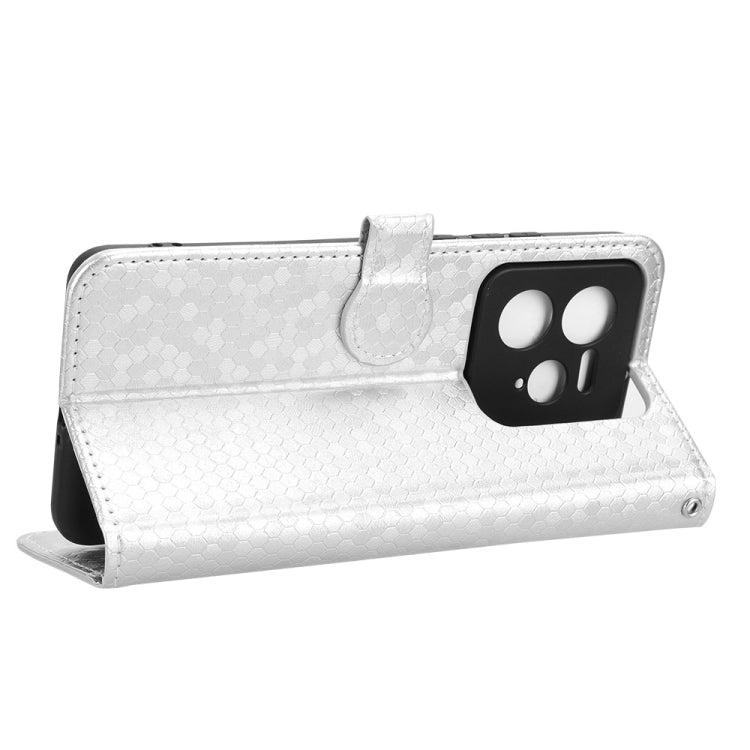For Realme GT 7 Pro Honeycomb Dot Texture Leather Phone Case