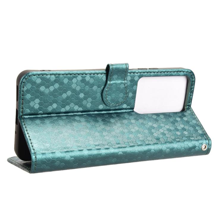 For Realme C75 4G Honeycomb Dot Texture Leather Phone Case