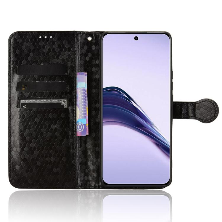 For Realme 14 Pro Lite / 13 Pro Global Honeycomb Dot Texture Leather Phone Case