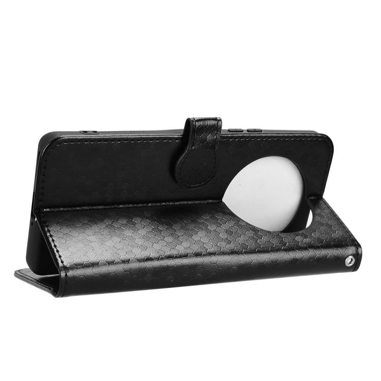 For Realme 14 Pro Lite / 13 Pro Global Honeycomb Dot Texture Leather Phone Case