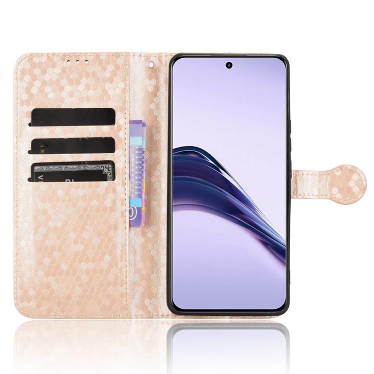 For Realme 14 Pro Lite / 13 Pro Global Honeycomb Dot Texture Leather Phone Case