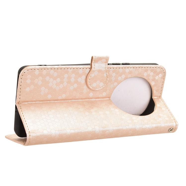 For Realme 14 Pro Lite / 13 Pro Global Honeycomb Dot Texture Leather Phone Case