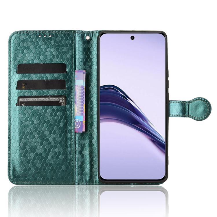 For Realme 14 Pro Lite / 13 Pro Global Honeycomb Dot Texture Leather Phone Case
