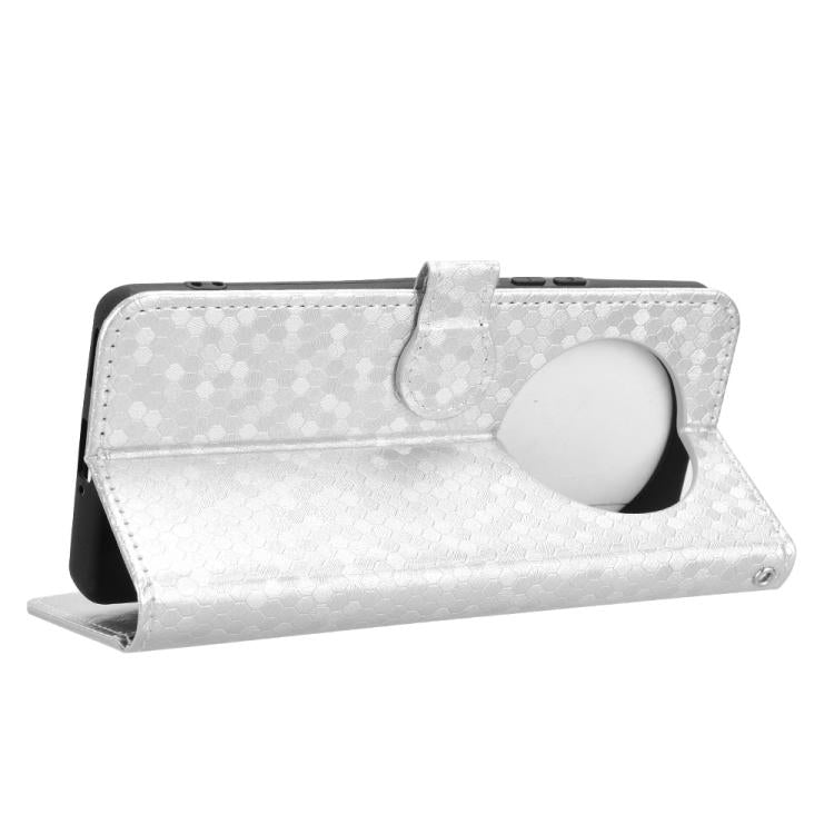 For Realme 14 Pro Lite / 13 Pro Global Honeycomb Dot Texture Leather Phone Case