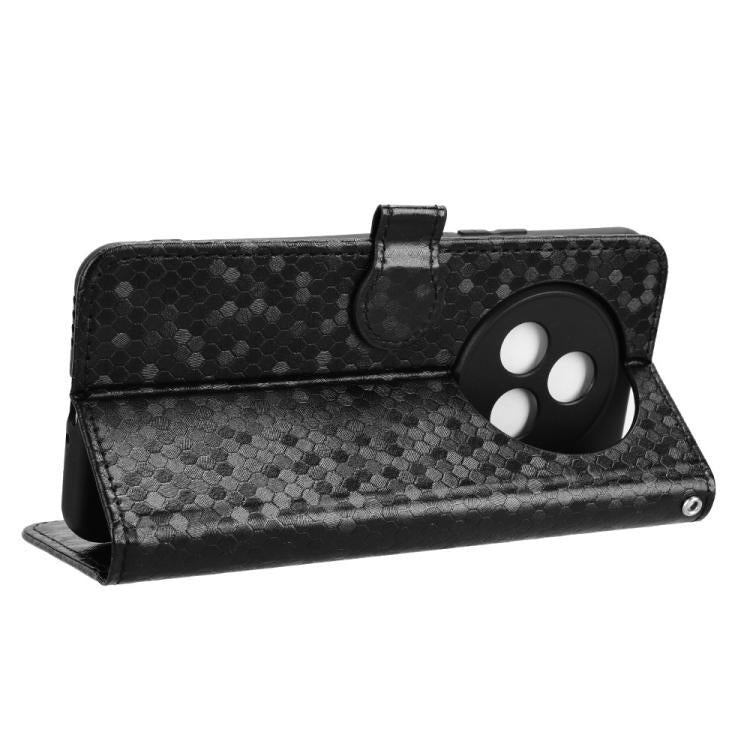 For Realme P3 Pro Honeycomb Dot Texture Leather Phone Case