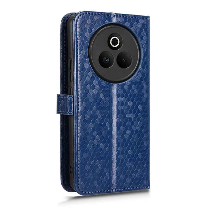 For Realme P3 Pro Honeycomb Dot Texture Leather Phone Case