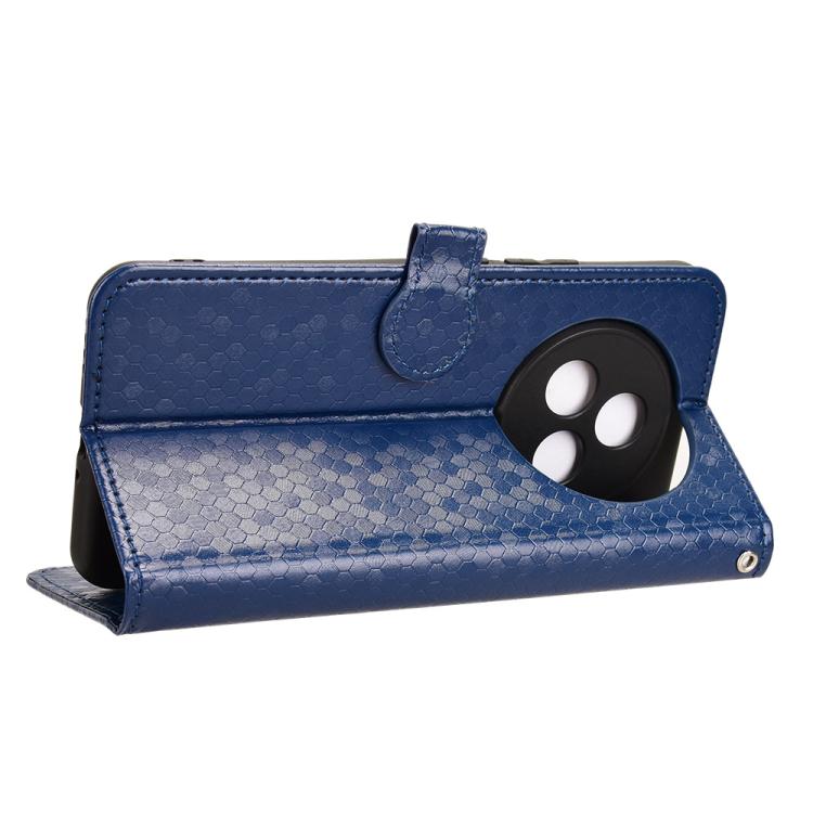 For Realme P3 Pro Honeycomb Dot Texture Leather Phone Case