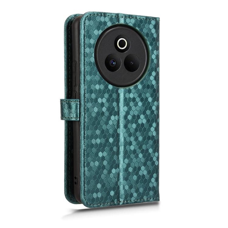 For Realme P3 Pro Honeycomb Dot Texture Leather Phone Case