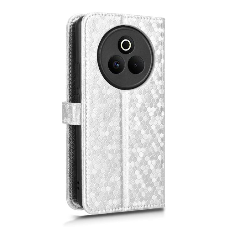 For Realme P3 Pro Honeycomb Dot Texture Leather Phone Case