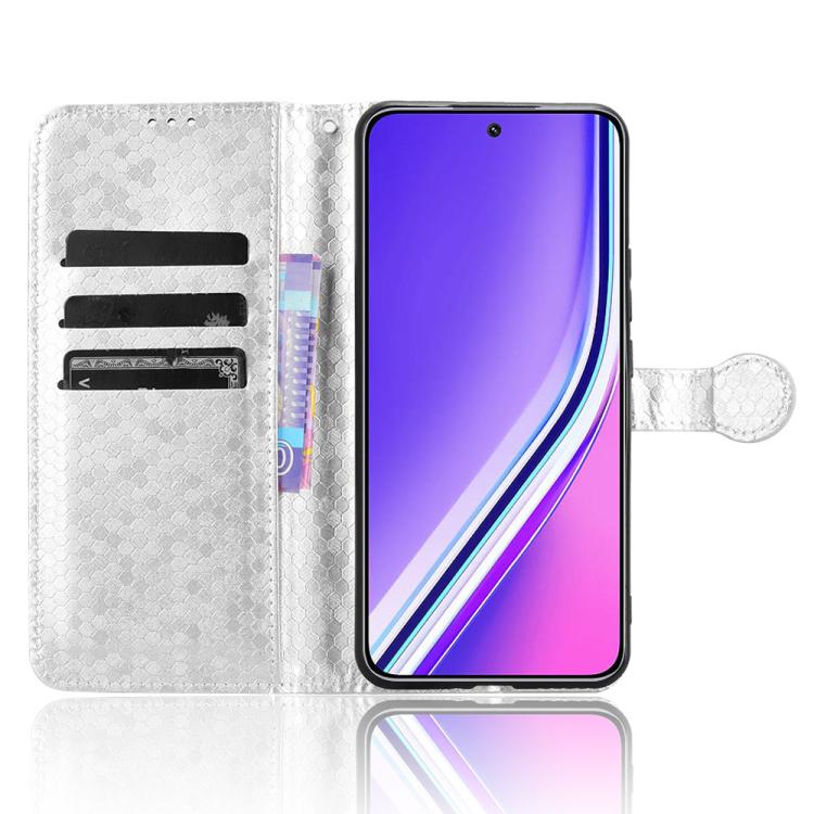 For Realme P3 Pro Honeycomb Dot Texture Leather Phone Case