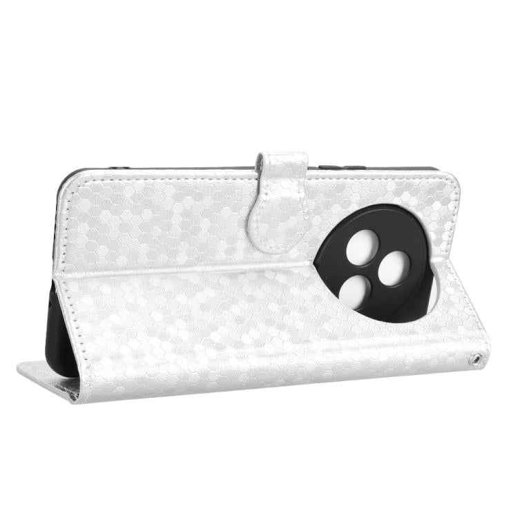 For Realme P3 Pro Honeycomb Dot Texture Leather Phone Case