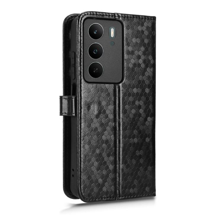 For Realme C71 4G Honeycomb Dot Texture Leather Phone Case