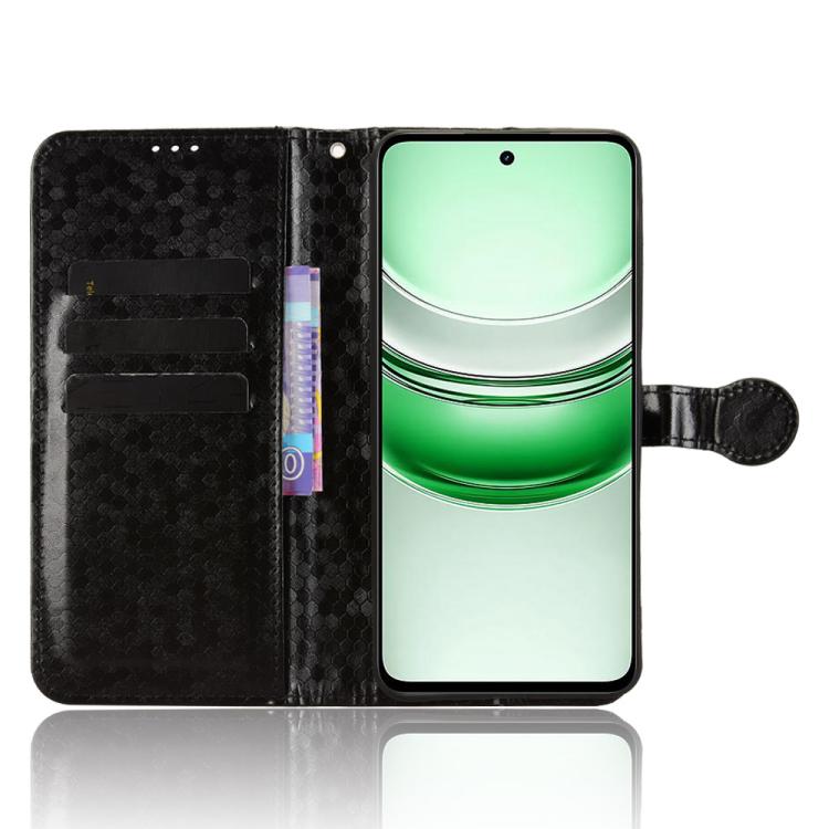 For Realme C71 4G Honeycomb Dot Texture Leather Phone Case