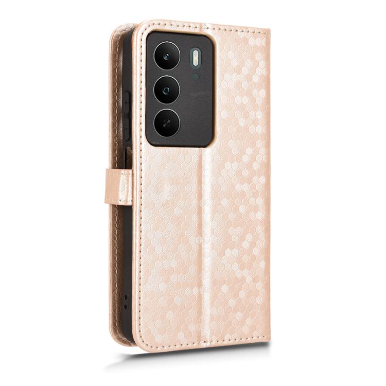 For Realme C71 4G Honeycomb Dot Texture Leather Phone Case