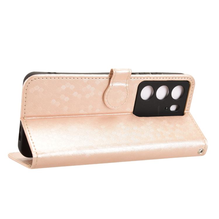 For Realme C71 4G Honeycomb Dot Texture Leather Phone Case