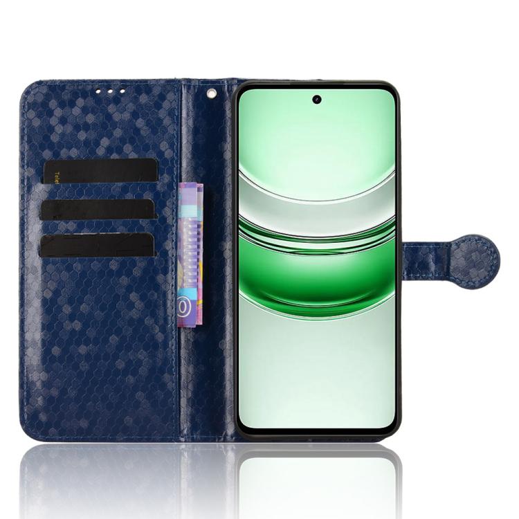 For Realme C71 4G Honeycomb Dot Texture Leather Phone Case