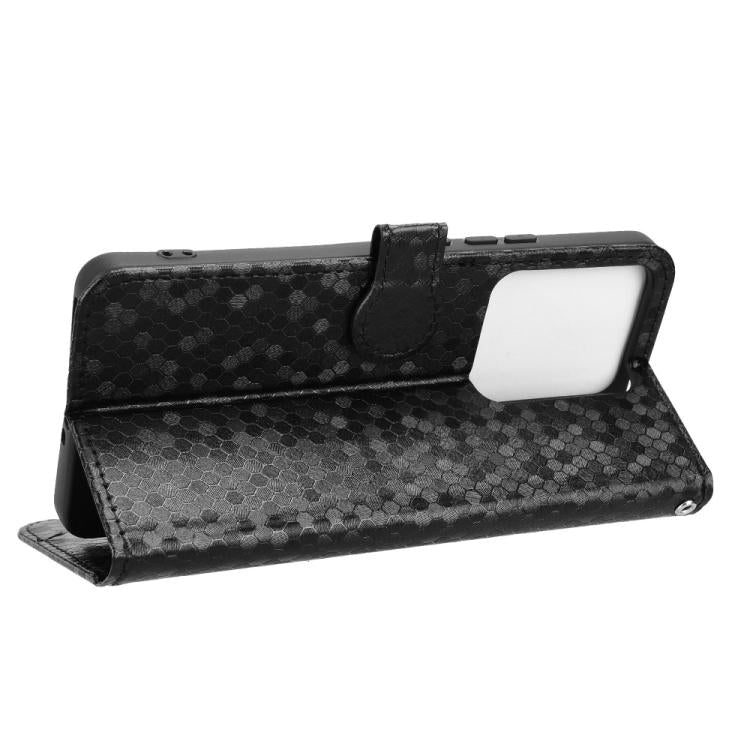 For Realme 15 5G / 15 Pro 5G Honeycomb Dot Texture Leather Phone Case
