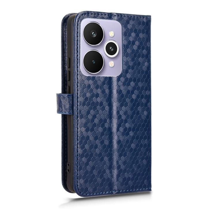 For Realme 15 5G / 15 Pro 5G Honeycomb Dot Texture Leather Phone Case