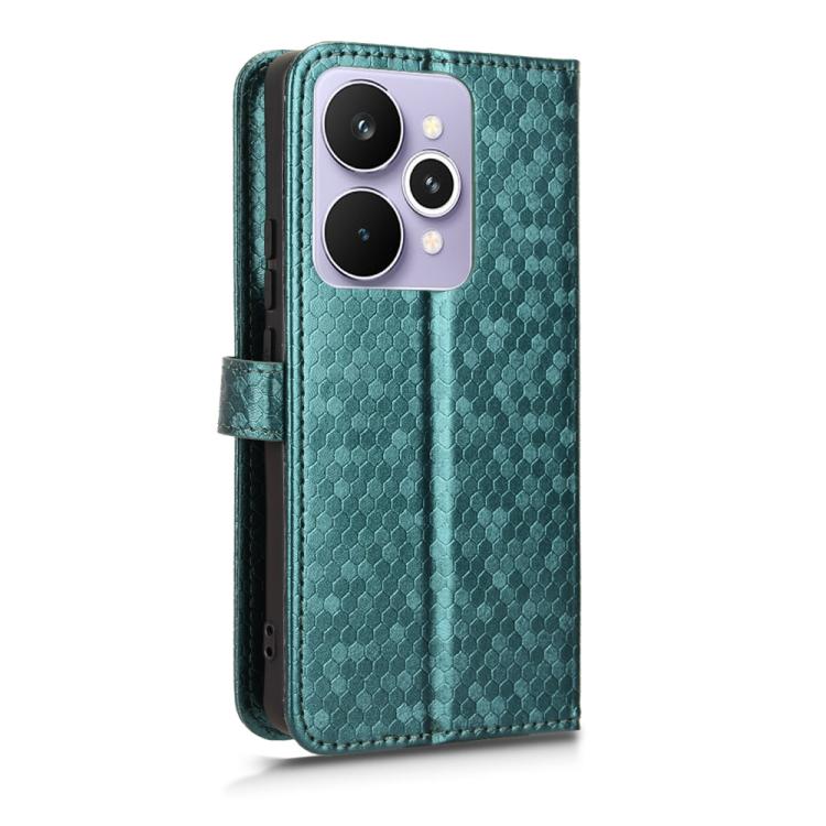 For Realme 15 5G / 15 Pro 5G Honeycomb Dot Texture Leather Phone Case
