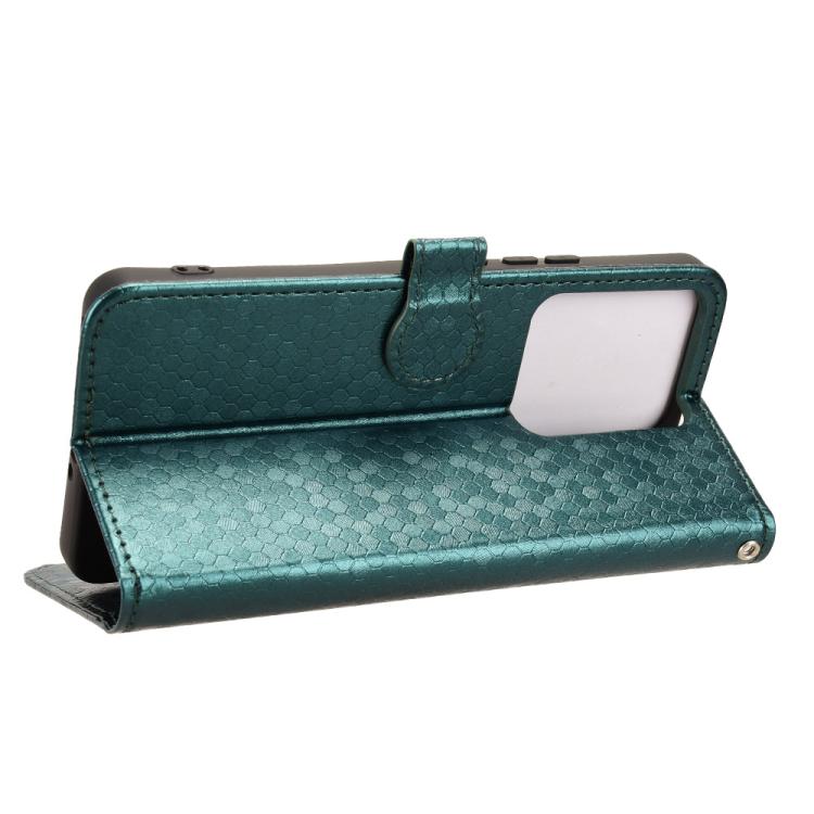 For Realme 15 5G / 15 Pro 5G Honeycomb Dot Texture Leather Phone Case