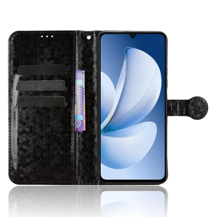 For Realme C71 4G India / Note 70T 4G Honeycomb Dot Texture Leather Phone Case