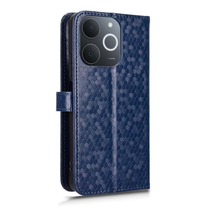 For Realme C71 4G India / Note 70T 4G Honeycomb Dot Texture Leather Phone Case