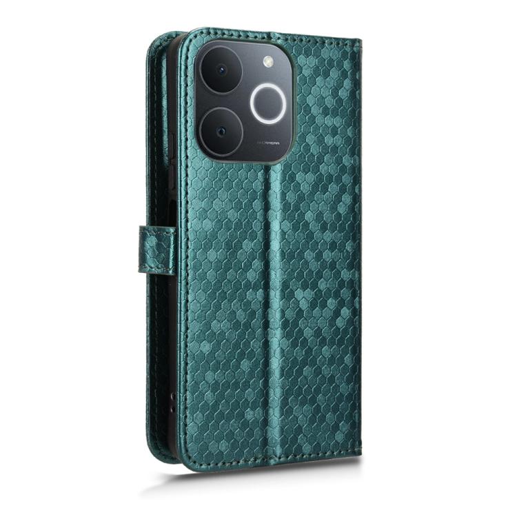 For Realme C71 4G India / Note 70T 4G Honeycomb Dot Texture Leather Phone Case