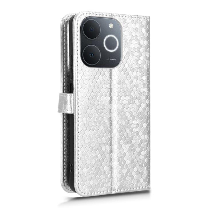 For Realme C71 4G India / Note 70T 4G Honeycomb Dot Texture Leather Phone Case