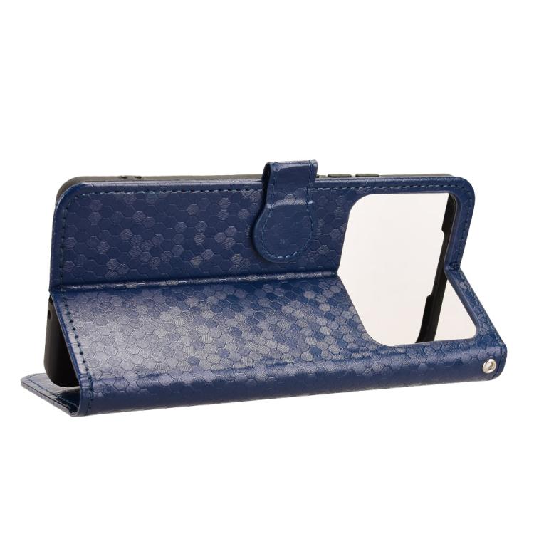 For Realme P4 5G Honeycomb Dot Texture Leather Phone Case