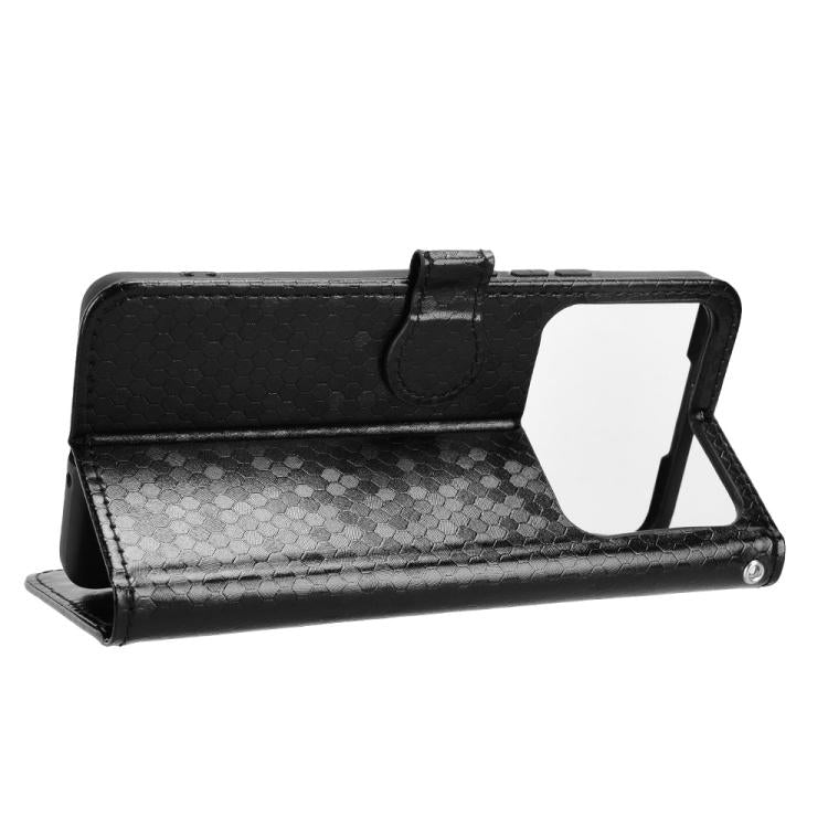 For Realme P4 Pro 5G Honeycomb Dot Texture Leather Phone Case