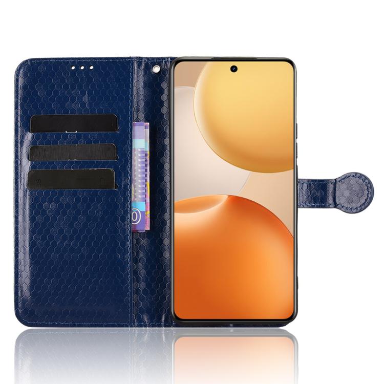 For Realme P4 Pro 5G Honeycomb Dot Texture Leather Phone Case