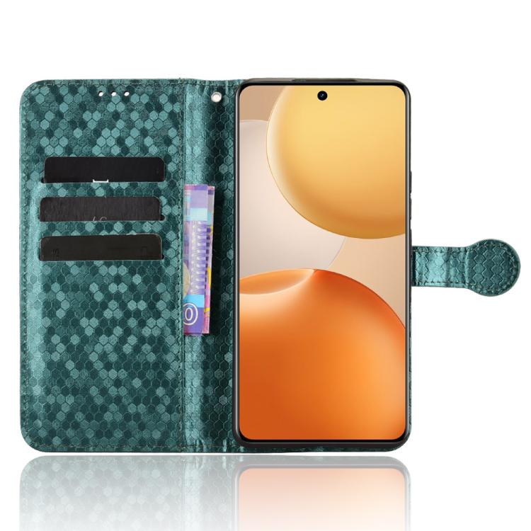 For Realme P4 Pro 5G Honeycomb Dot Texture Leather Phone Case