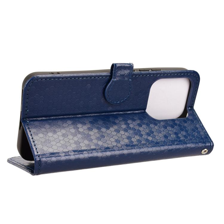 For Realme 15T 5G Honeycomb Dot Texture Leather Phone Case