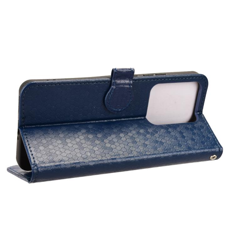 For Realme 15 SEA Honeycomb Dot Texture Leather Phone Case