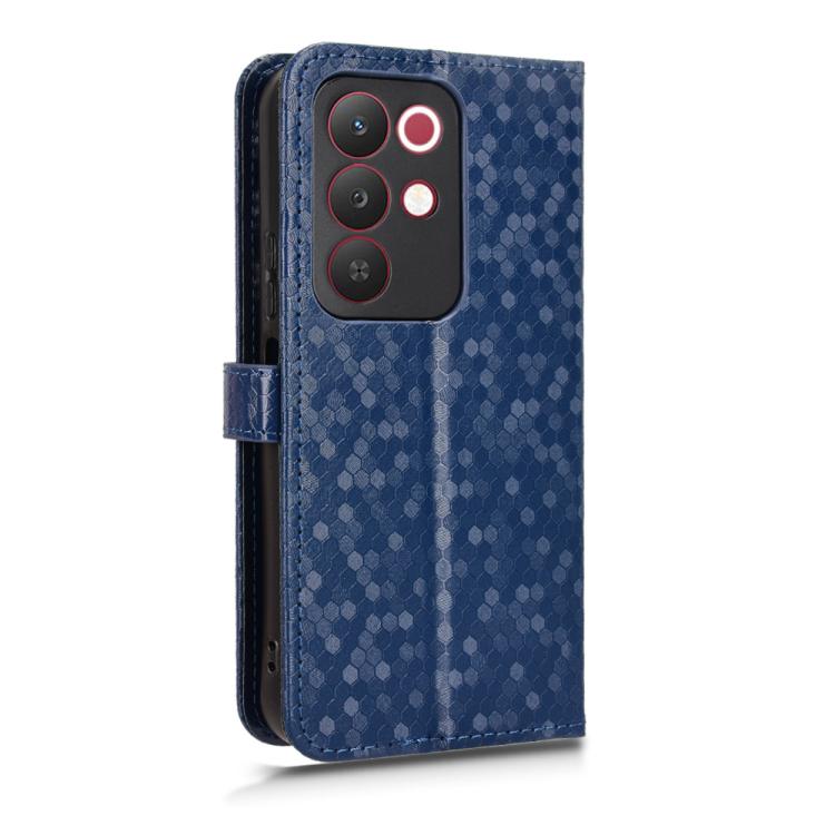 For Realme 15x 5G India / C85 5G Honeycomb Dot Texture Leather Phone Case