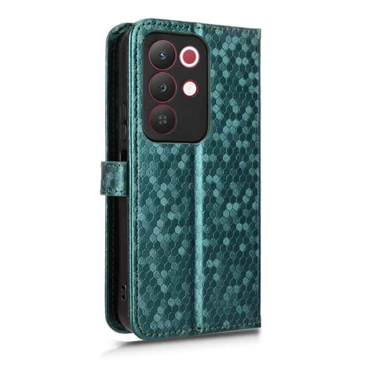 For Realme 15x 5G India / C85 5G Honeycomb Dot Texture Leather Phone Case