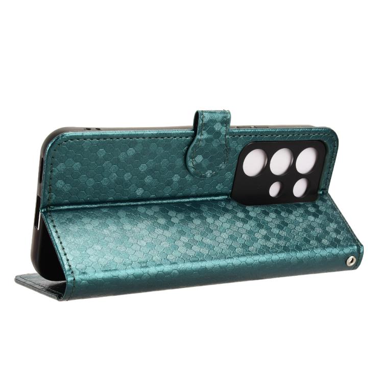 For Realme 15x 5G India / C85 5G Honeycomb Dot Texture Leather Phone Case