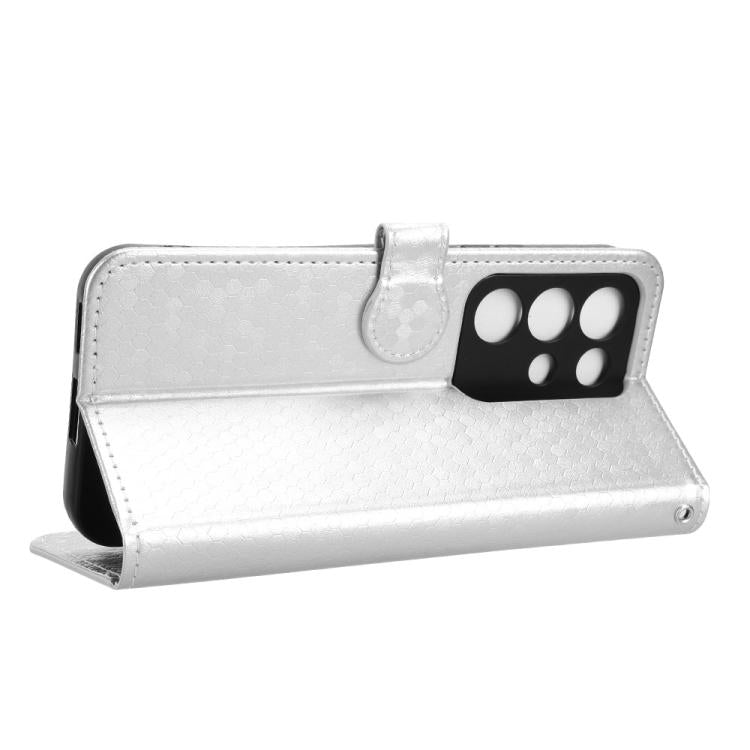 For Realme 15x 5G India / C85 5G Honeycomb Dot Texture Leather Phone Case