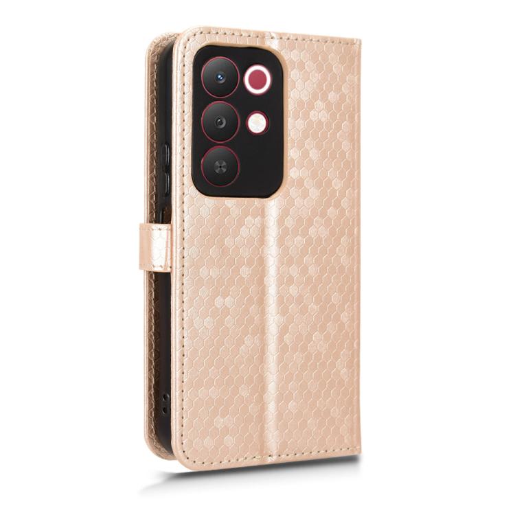 For Realme C85 Pro 4G Honeycomb Dot Texture Leather Phone Case