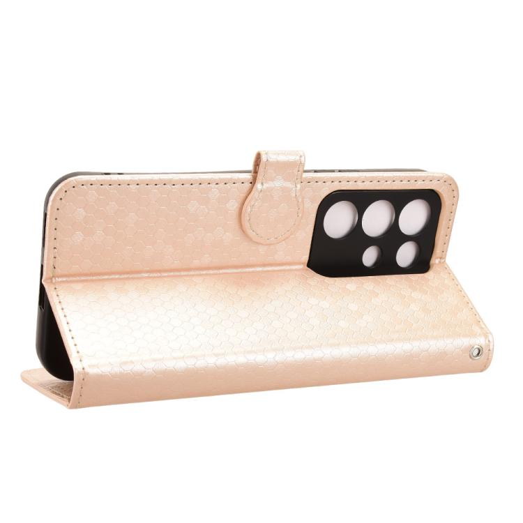 For Realme C85 Pro 4G Honeycomb Dot Texture Leather Phone Case