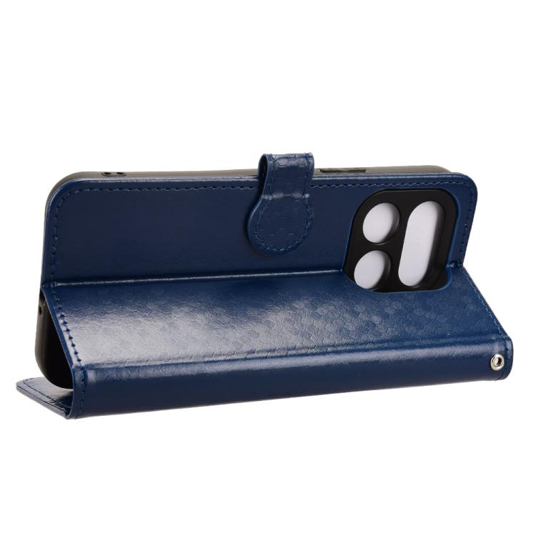 For Realme 16 Pro+ 5G Global Honeycomb Dot Texture Leather Phone Case